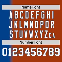 Texas Orange Royal Pinstripe Gradient Baseball Jersey 4