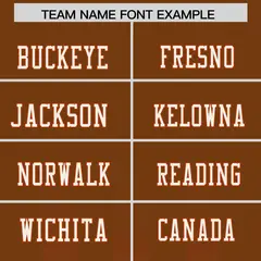 Texas Orange Vertical Fine Stripe Gradient Football Jersey 3