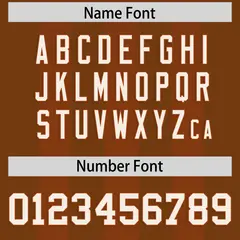 Texas Orange Vertical Fine Stripe Gradient Football Jersey 4