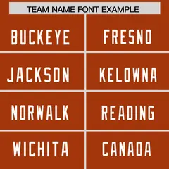 Texas Orange White Neckline Square Classic Football Jersey 3