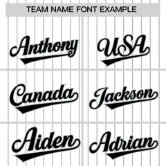 Two-Tone White Gray Pinstripe Authentic Baseball Jersey 3