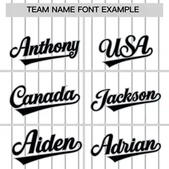 Two-Tone White Gray Pinstripe Authentic Baseball Jersey 3