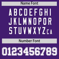 Two-Tone White Purple Pinstripe Authentic Baseball Jersey 4
