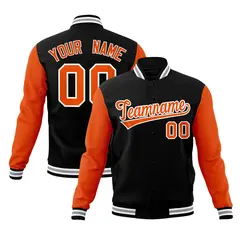 Varsity Baseball Jacket with Raglan Sleeves 64