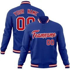 Varsity Baseball Jacket with Stitched Name Number Logo 57