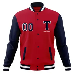 Varsity Full-Snap Classic Letterman Baseball Jacket 29