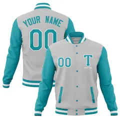 Varsity Full-Snap Classic Letterman Baseball Jacket 49