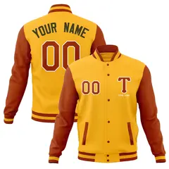 Varsity Full-Snap Classic Letterman Baseball Jacket 65