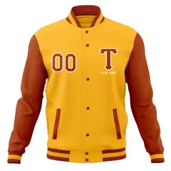 Varsity Full-Snap Classic Letterman Baseball Jacket 69
