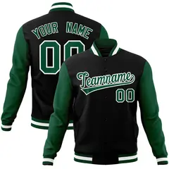Varsity Raglan Letterman Baseball Jacket with Stitched Details 57