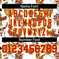 White 3D Graffiti Pattern Authentic Baseball Jersey 4