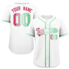 White Abrosexual Pride Month Baseball Jersey