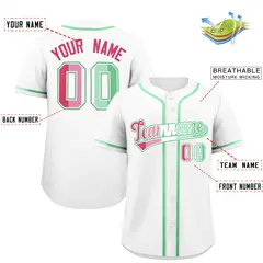 White Abrosexual Pride Month Baseball Jersey 2