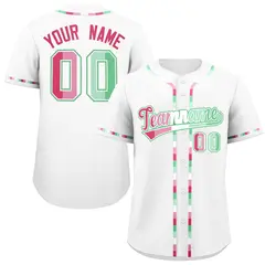 White Abrosexual Pride Month Baseball Jersey 1