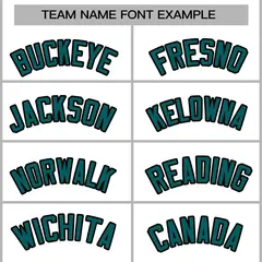White Aqua-Black Classic Varsity Full-Snap Letterman Jacket 3