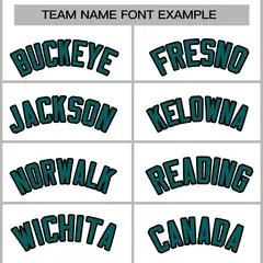 White Aqua-Black Classic Varsity Full-Snap Letterman Jacket 5