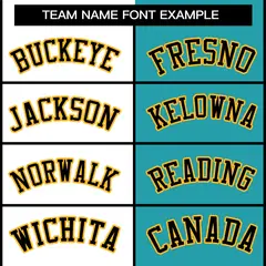 White Aqua Black Two Tone Split Varsity Full-Snap Letterman Jacket 5