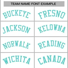White Aqua Classic Varsity Full-Snap Letterman Jacket 5