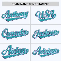 White Aqua Color Block Varsity Raglan Letterman Jacket 3