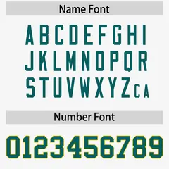 White Aqua-Gold Raglan Side Pattern Football Jersey 4