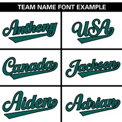 White Aqua Gradient Ribbed Authentic Baseball Jersey 3