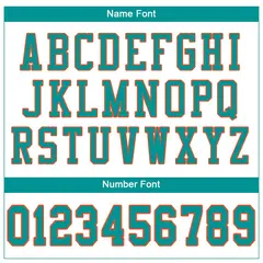White Aqua-Orange Classic Mesh Football Jersey 3