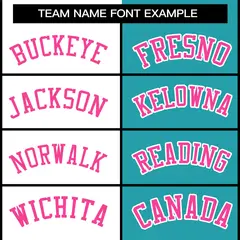 White Aqua Pink Two Tone Split Varsity Full-Snap Letterman Jacket 5