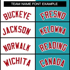 White Aqua Red Two Tone Split Varsity Full-Snap Letterman Jacket 5