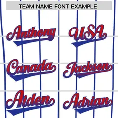 White Arlington City Silhouette Baseball Jersey 3
