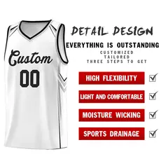 White Arrow Graffiti Sports Uniform Basketball Jersey 2