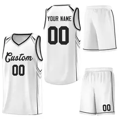 White Arrow Graffiti Sports Uniform Basketball Jersey 6