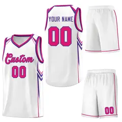 White Arrow Graffiti Sports Uniform Basketball Jersey 6