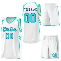 White Arrow Graffiti Sports Uniform Basketball Jersey 6