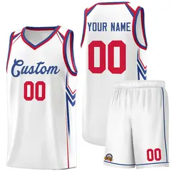 White Arrow Graffiti Sports Uniform Basketball Jersey 1