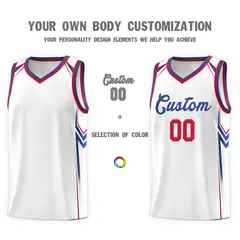 White Arrow Graffiti Sports Uniform Basketball Jersey 3