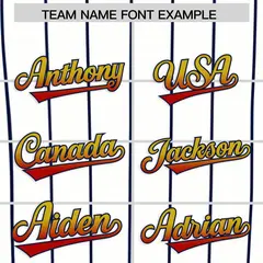 White Atlanta City Silhouette Baseball Jersey 3