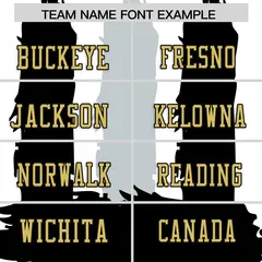 White Black and Silver Graffiti Flag Football Jersey 3