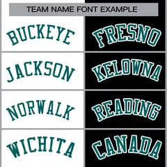 White Black Aqua Split Varsity Full-Snap Letterman Jacket 5