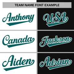 White Black Aqua Split Varsity Full-Snap Letterman Jacket 5