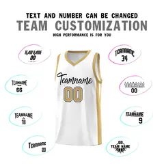 White Black Classic Sports Uniform Basketball Jersey 4