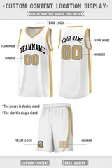 White Black Classic Sports Uniform Basketball Jersey 2