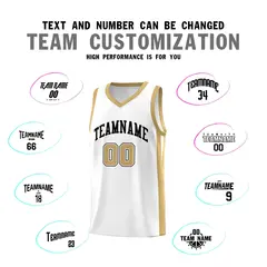 White Black Classic Sports Uniform Basketball Jersey 4