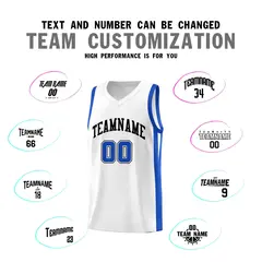 White Black Classic Sports Uniform Basketball Jersey 4