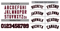 White Black-Crimson Classic Style Baseball Jersey 3