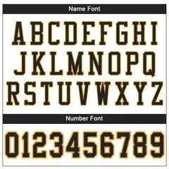 White Black-Gold Classic Mesh Authentic Football Jersey 3