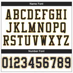 White Black-Gold Classic Mesh Authentic Football Jersey 3