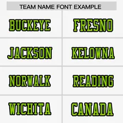 White Black-Neon Green Raglan Side Pattern Football Jersey 3