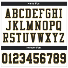 White Black-Old Gold Classic Mesh Authentic Football Jersey 3