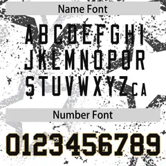 White Black-Old Gold Star Pattern Authentic Football Jersey 4