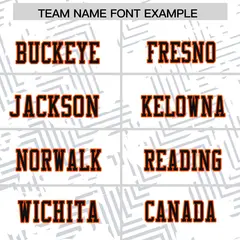 White Black-Orange Graffiti Line Authentic Football Jersey 3